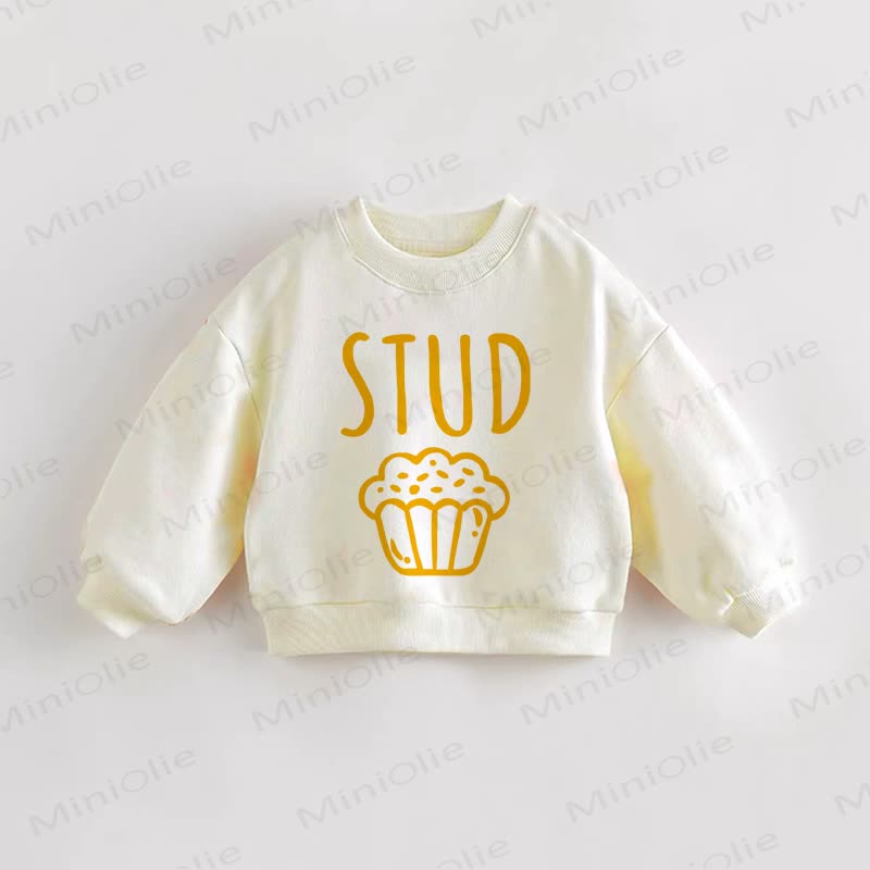 STUD Baby Toddler Cake Cream Sweatshirt - Cream - 3-5T - image 1