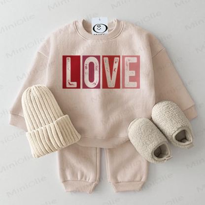LOVE Baby 2-piece Beige Set - Beige - 2-3T - image 1