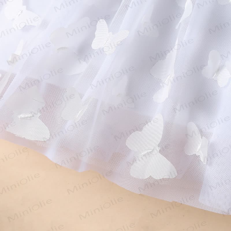 Baby Girl Sweet Flying Sleeveless Mesh Dress - image 27