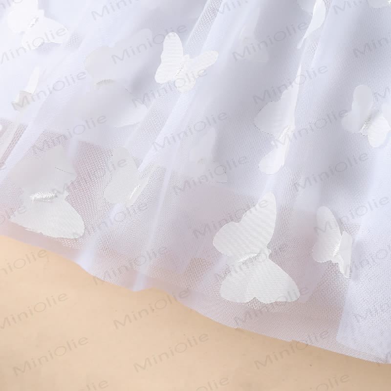 Baby Girl Sweet Flying Sleeveless Mesh Dress - image 27