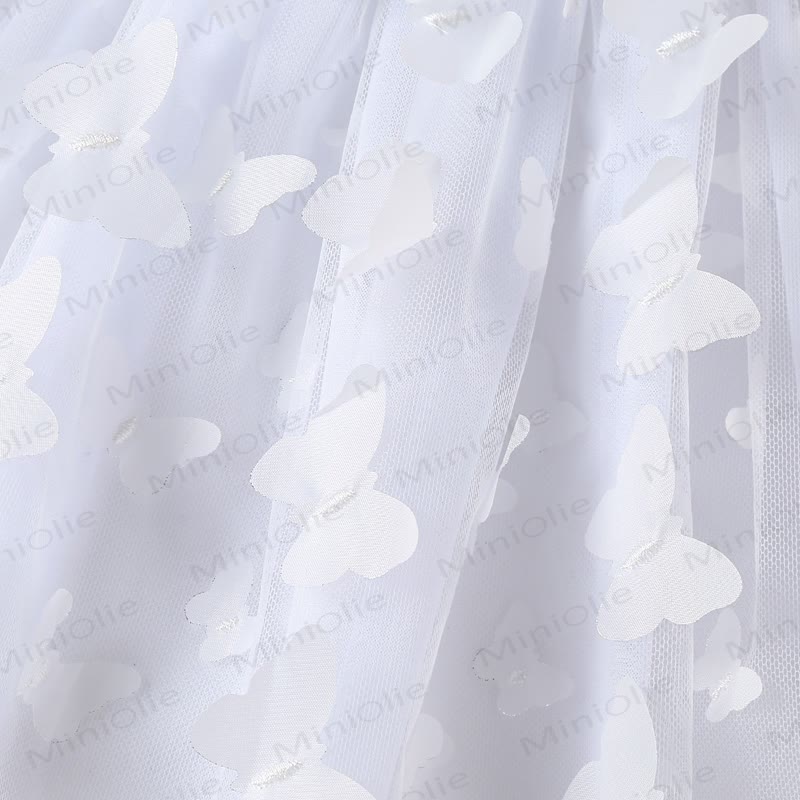 Baby Girl Sweet Flying Sleeveless Mesh Dress - image 28