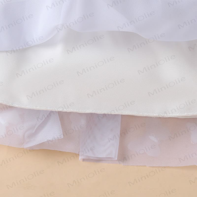 Baby Girl Sweet Flying Sleeveless Mesh Dress - image 29