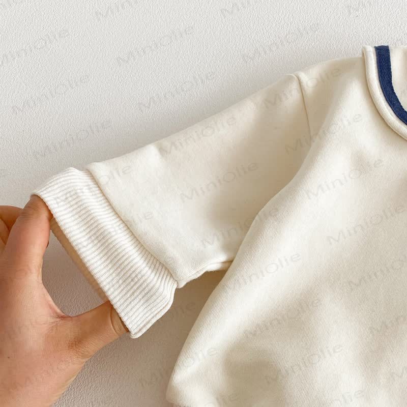 Baby Toddler Bow Bear Color Block 2-piece Set - image 5