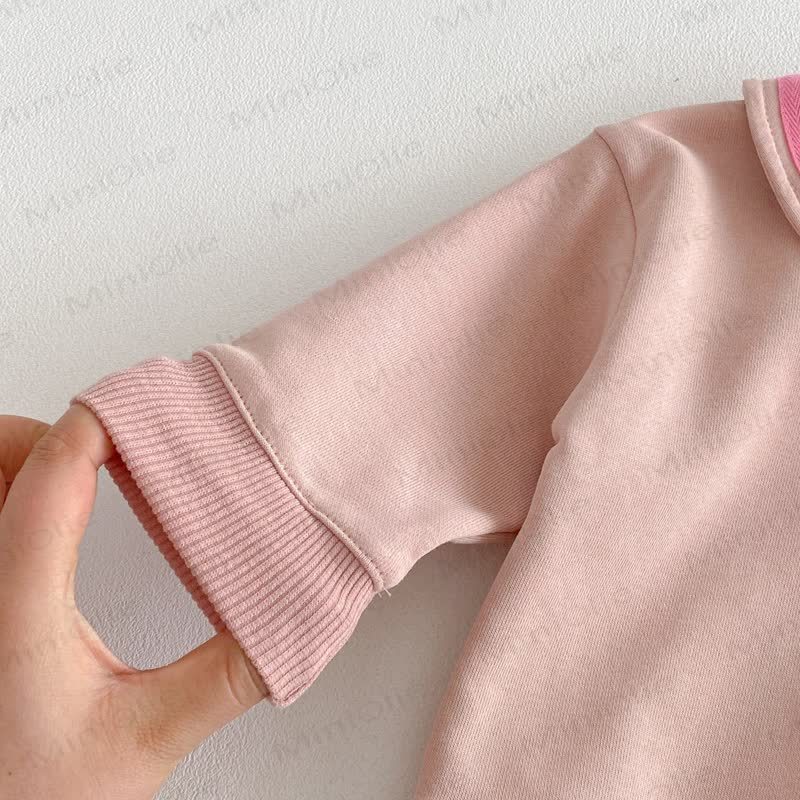 Baby Toddler Bow Bear Color Block 2-piece Set - image 10