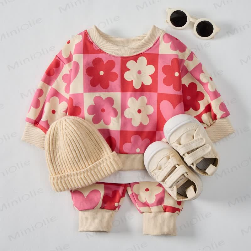Baby Beige Flower Love 2-piece Set - image 2