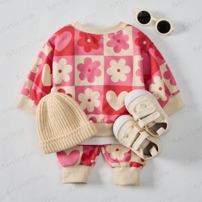 Baby Beige Flower Love 2-piece Set - image 3