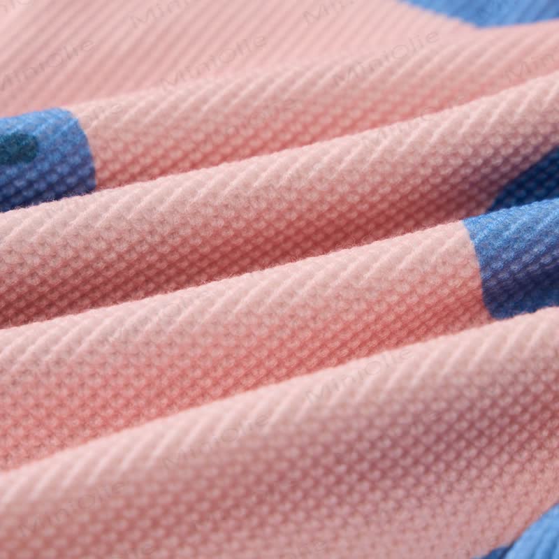 Baby Blueberry Waffle 2-piece Pink Set - image 6