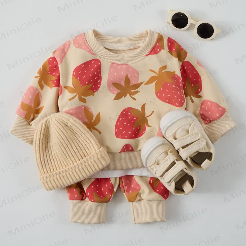 Baby Beige Strawberry 2-piece Set - image 2