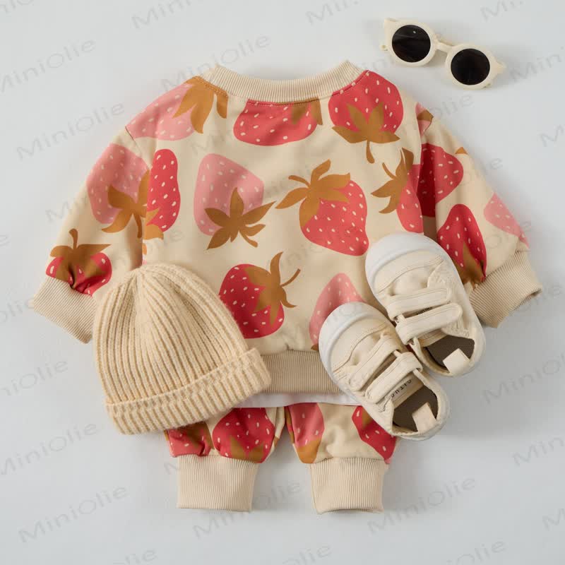 Baby Beige Strawberry 2-piece Set - image 3