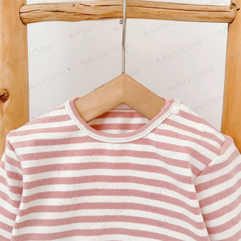 Baby Rabbit Overalls and Striped Tee Set - image 9