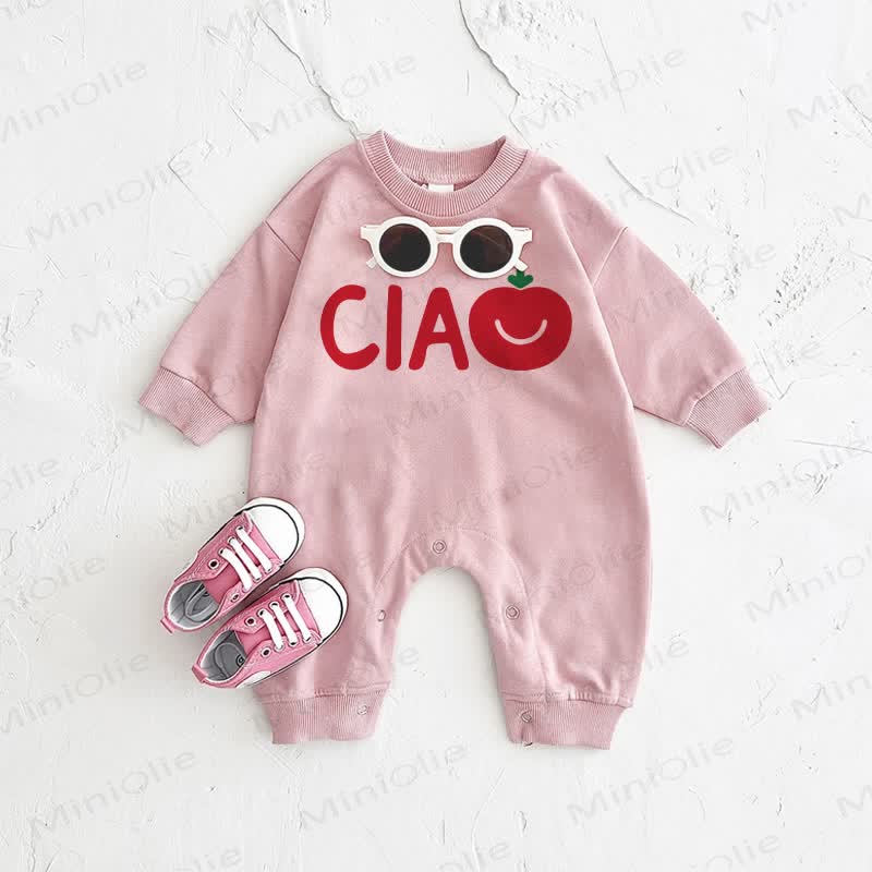CIAO Baby Tomato Pink Romper - Pink - 2-3T - image 1