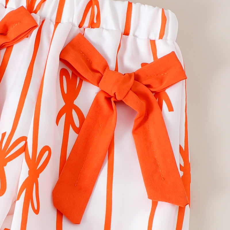 Baby Girl Bow Stripe Rib 2-piece Set - image 15