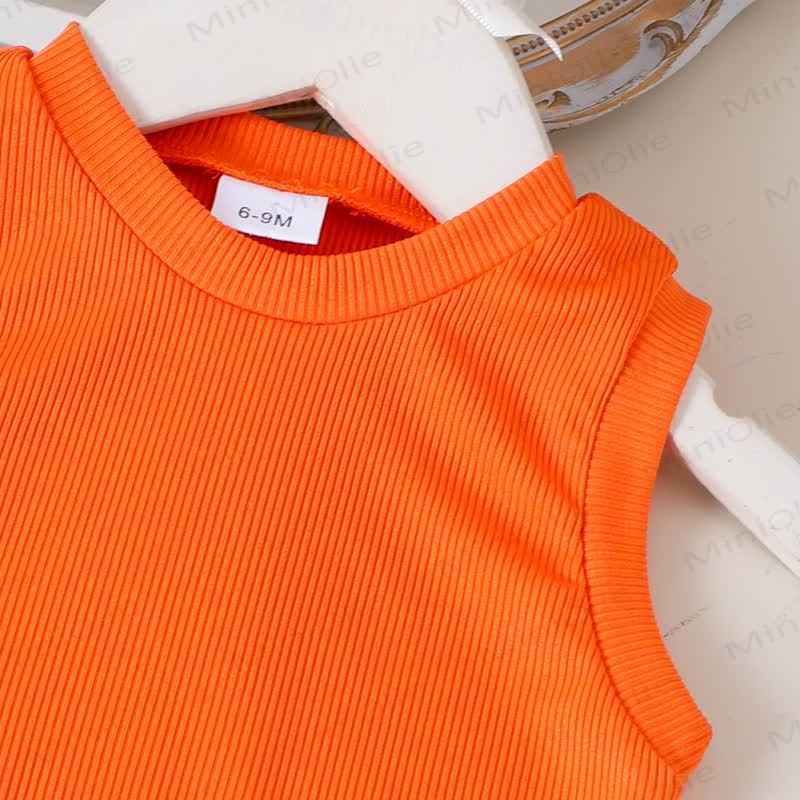 Baby Girl Bow Stripe Rib 2-piece Set - image 13