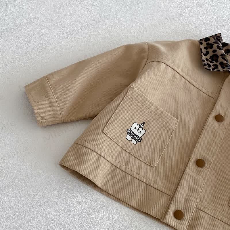 Baby Leopard Romper/Jacket/Overalls - image 9