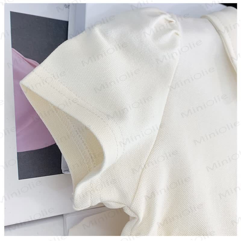 Toddler Kid Girl Flower Polo Collar Dress - image 5