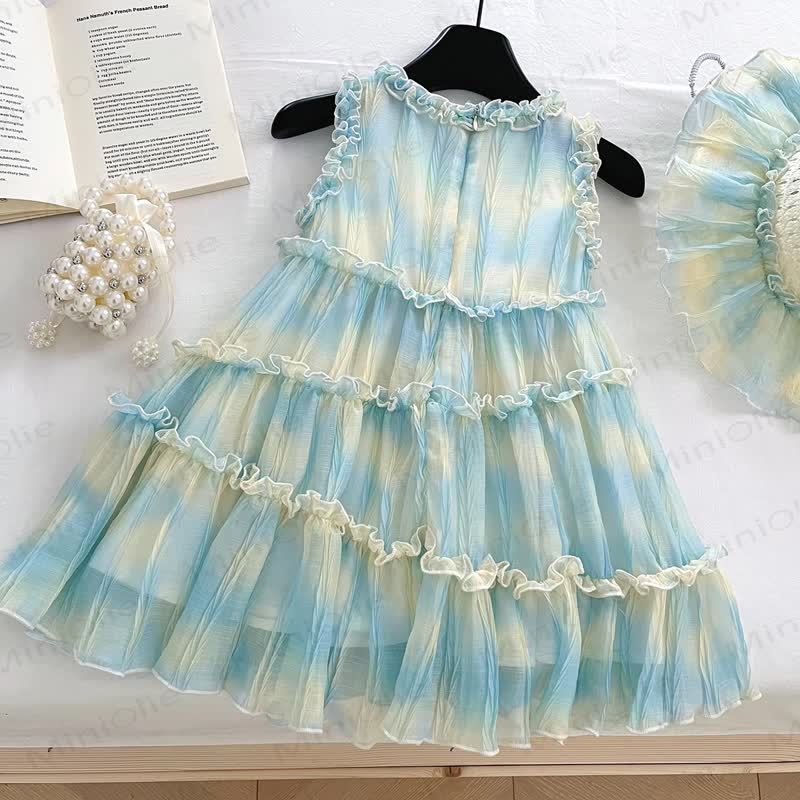 Toddler Kid Girl Bow Sleeveless Dress - image 2