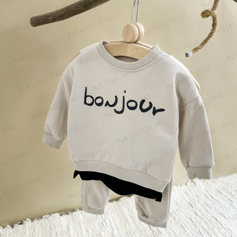 BONJOUR Baby Boy Fake 2-piece Set - Beige - 4Y - image 3