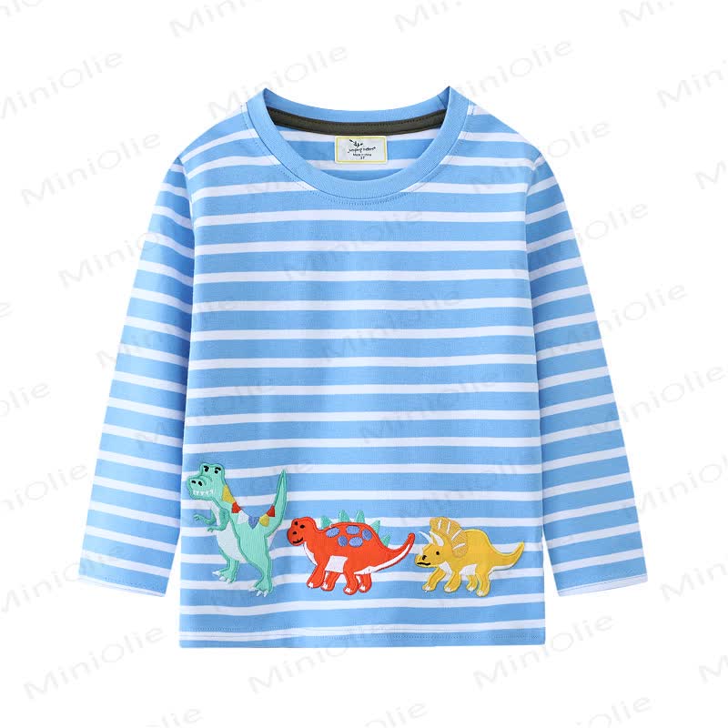Toddler Dinosaur Blue Tee - Blue - 7T - image 1