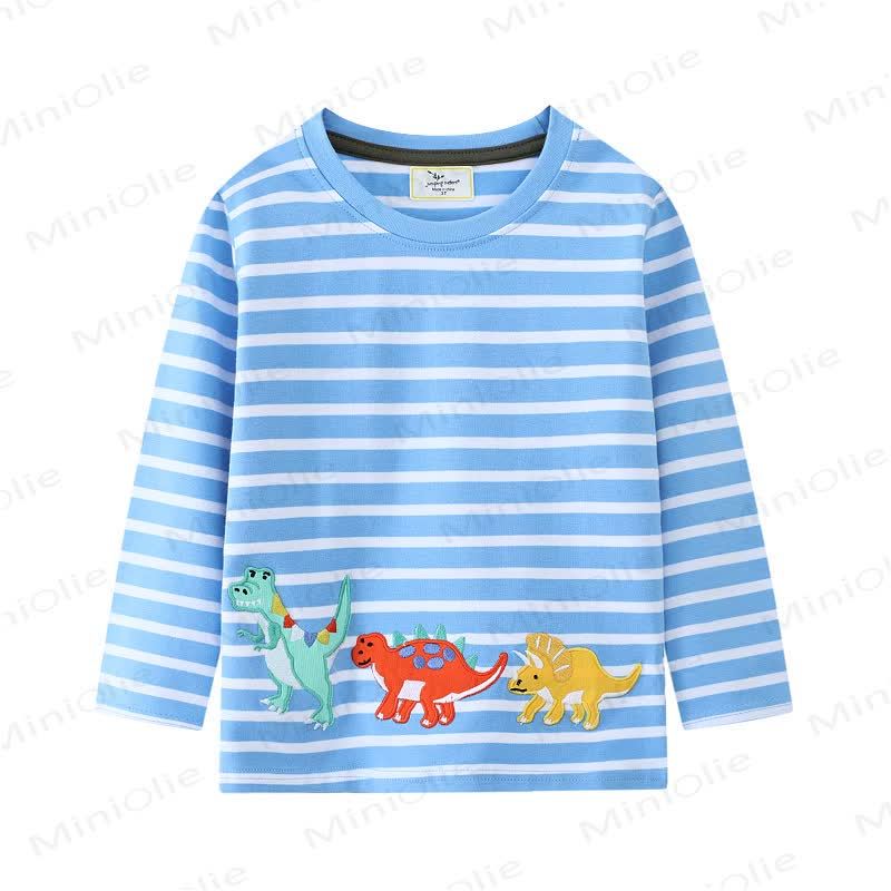 Toddler Dinosaur Blue Tee - Blue - 7T - image 1