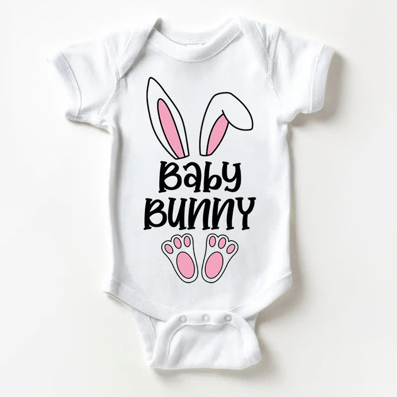 BABY BUNNY Baby White Cute Bodysuit - White - 18-24M - image 1