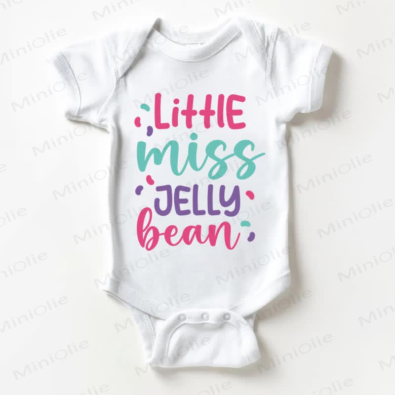 LITTLE MISS JELLY BEAN Baby White Bodysuit - White - 18-24M - image 1