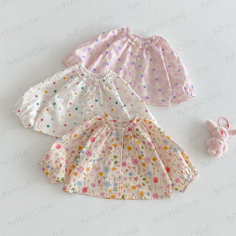 Baby Toddler Rabbit/Flower/Bow Shirt - image 2