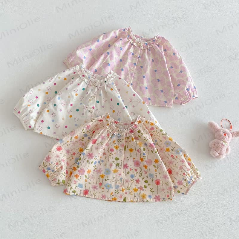 Baby Toddler Rabbit/Flower/Bow Shirt - image 2