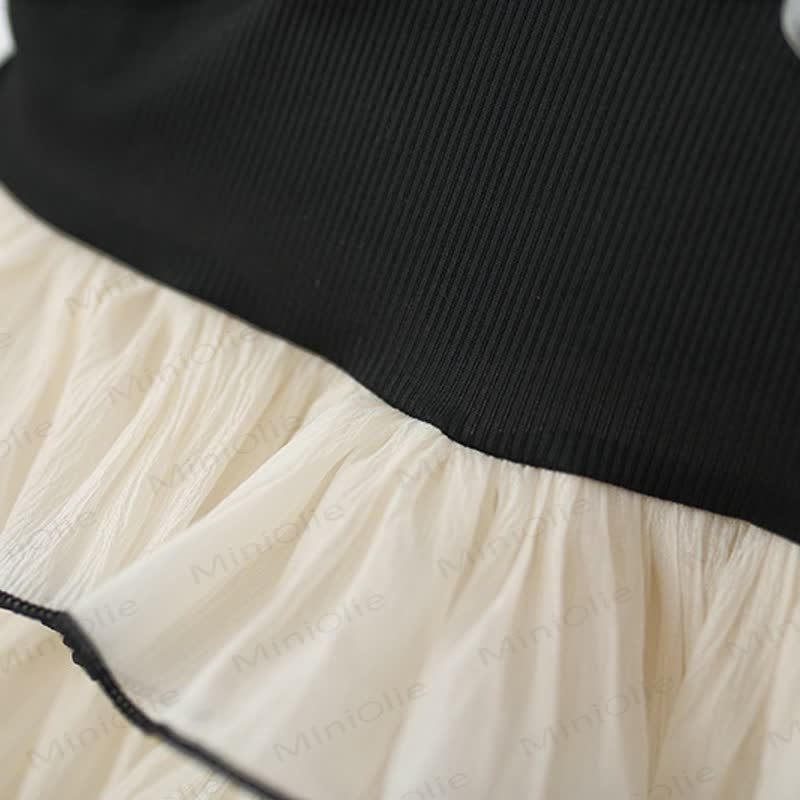 Baby Girl Flower Mesh Slip Dress - image 7