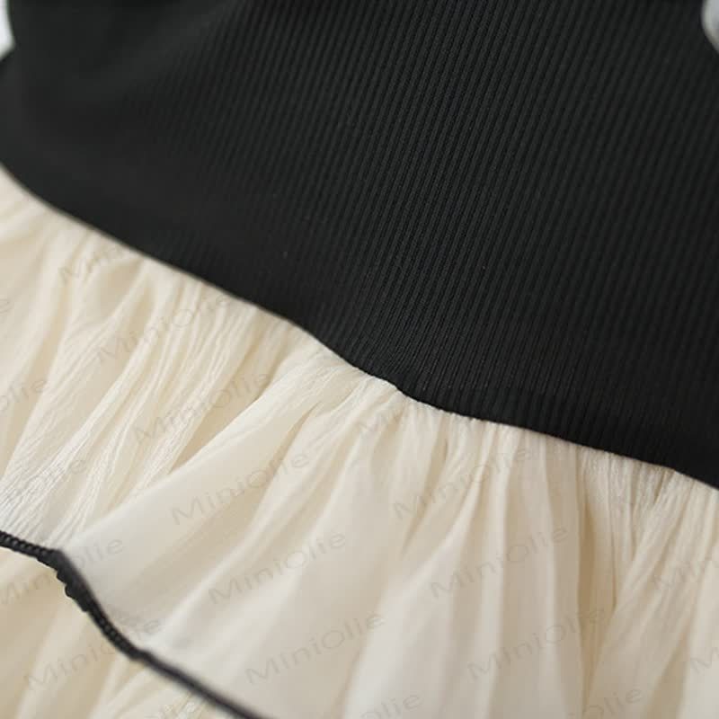 Baby Girl Flower Mesh Slip Dress - image 7