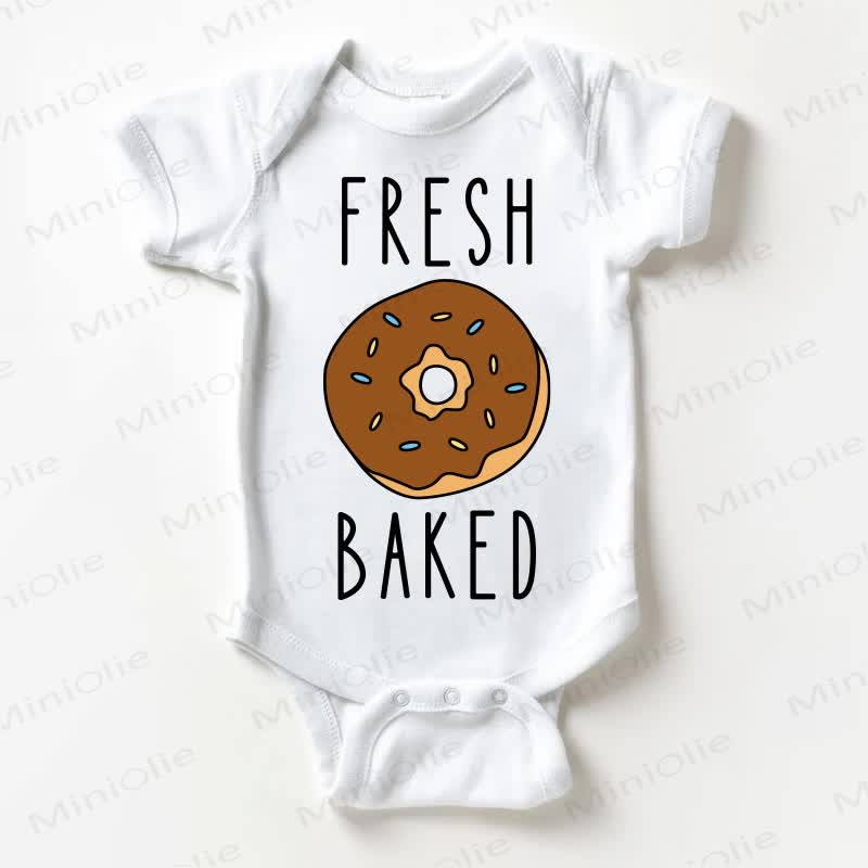 FRESH BAKED Baby White Bodysuit - White - 18-24M - image 1