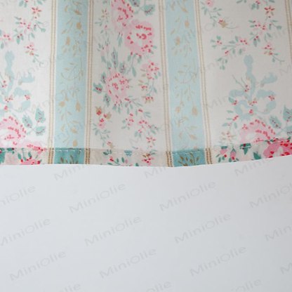 Baby Toddler Girl Pink Flower Stripe Lapel Dress  - image 9