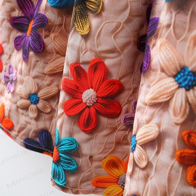 Baby Toddler Girl Red Flower Dress  - image 7