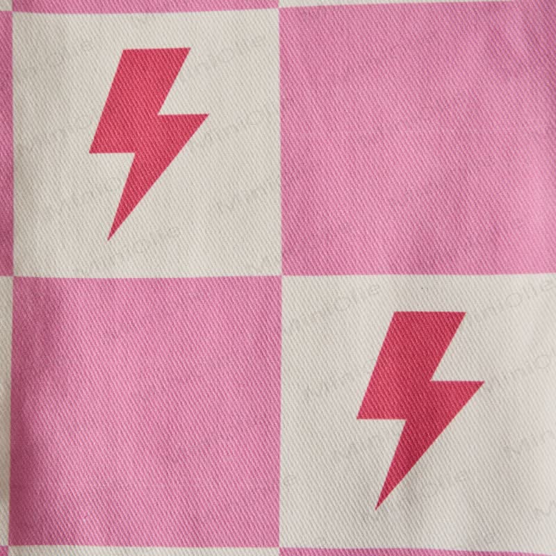 Baby Toddler Pink Checkerboard Lightning Overalls - image 5