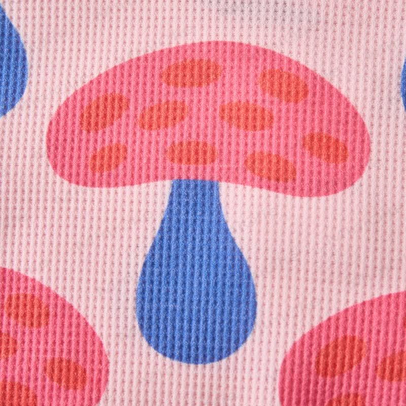 Baby Toddler Girl Mushroom Pink Sweatshirt 2-piece Set - image 6