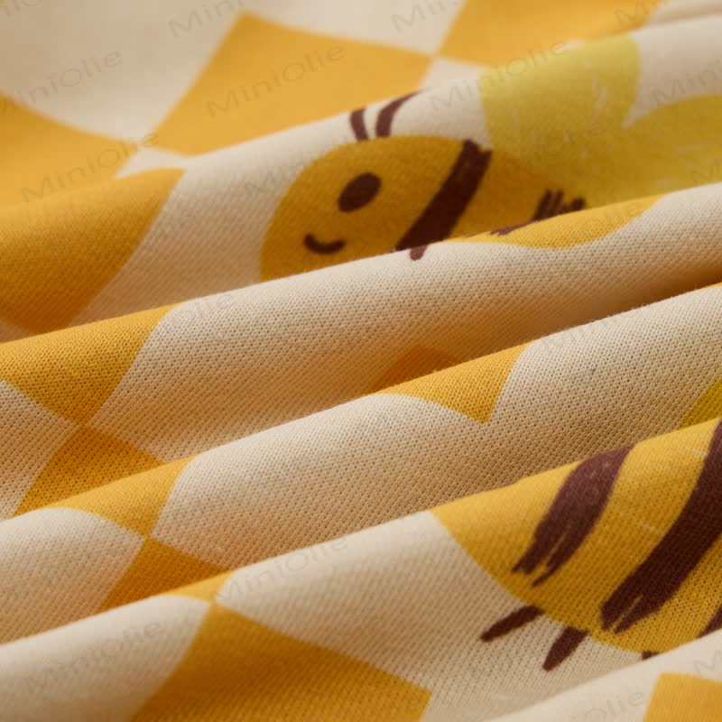 Baby Beige Plaid Bee 2-piece Set - image 6