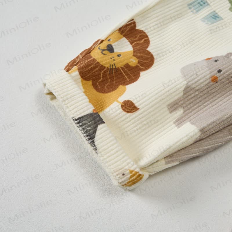 Baby Toddler Beige Zoo Cord Pants - image 5