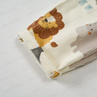 Baby Toddler Beige Zoo Cord Pants - image 5