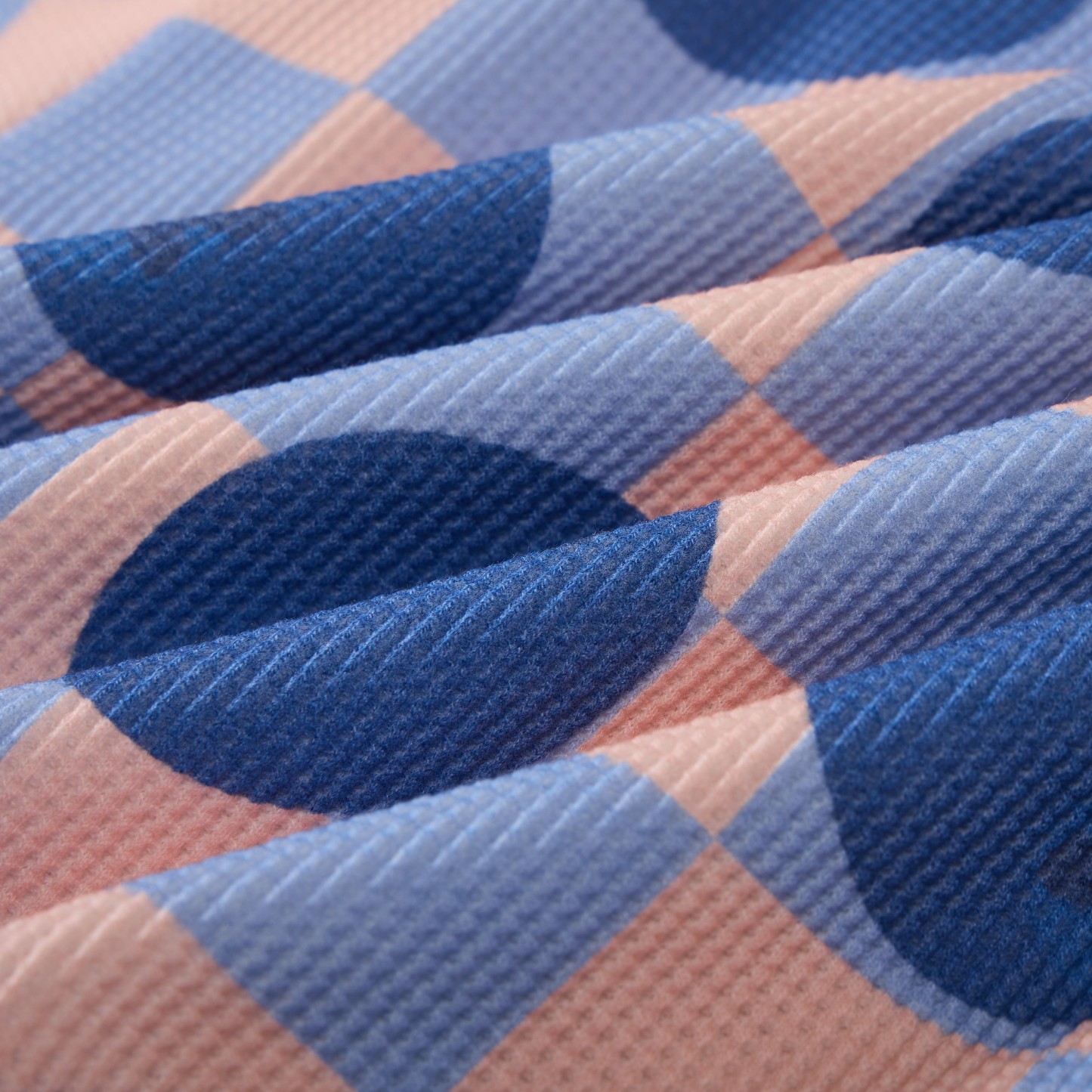 Baby Waffle Checkerboard Blueberry Sweatshirt 2-piece Set - image 4