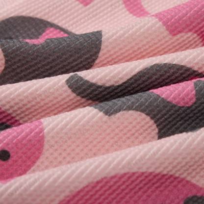 Baby Waffle Pink & Grey Elephants Sweatshirt 2-piece Set - image 4