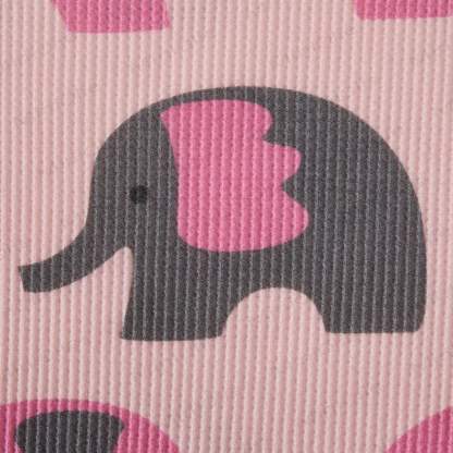 Baby Waffle Pink & Grey Elephants Sweatshirt 2-piece Set - image 5