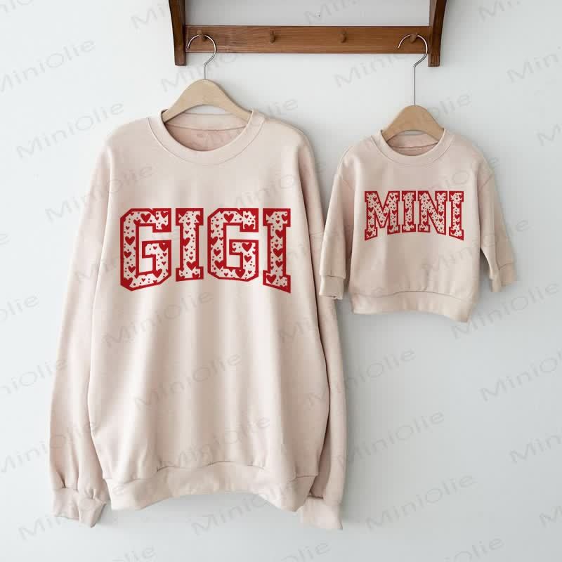 GIGI/MINI Baby Beige Family Sweatshirt - Beige - Adult Sweatshirt: XL - image 1