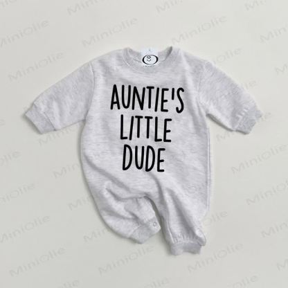 AUNTIE'S LITTLE DUDE Baby Grey Romper - Grey - 2-3T - image 1