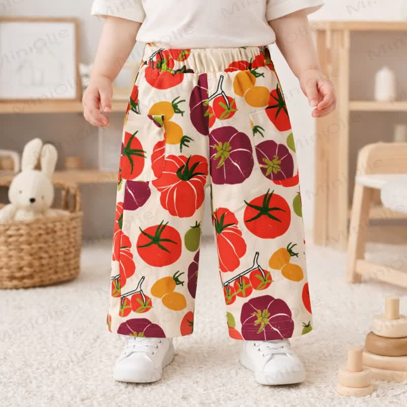 Baby Toddler Tomato Pants - Beige - 3-5T - image 1