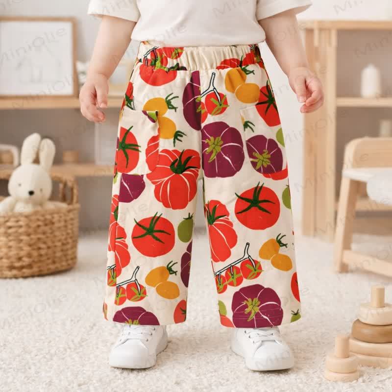 Baby Toddler Tomato Pants - Beige - 3-5T - image 1
