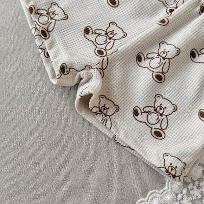 Baby Bear Waffle Tee and Shorts 2-piece Set - image 8