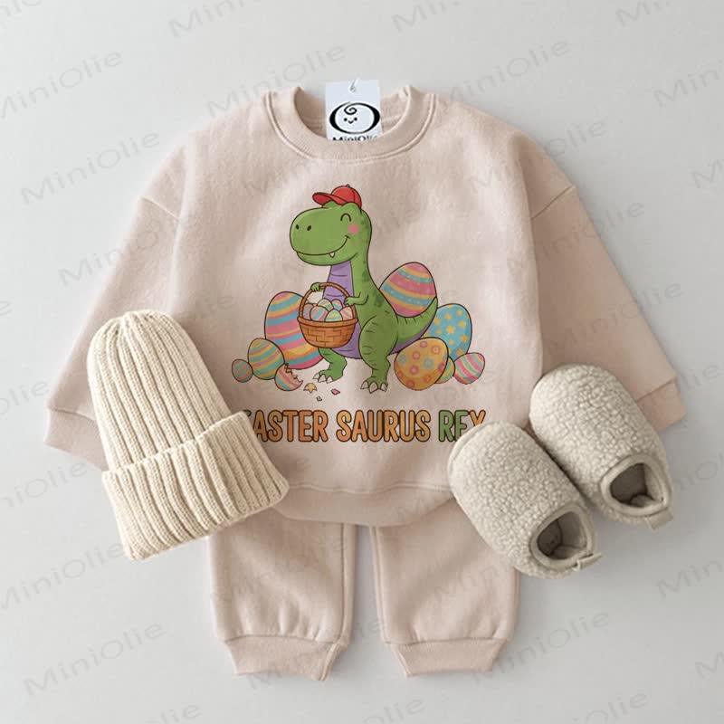 EASTER SAURUS REX Baby Beige 2-piece Set - Beige - 2-3T - image 1