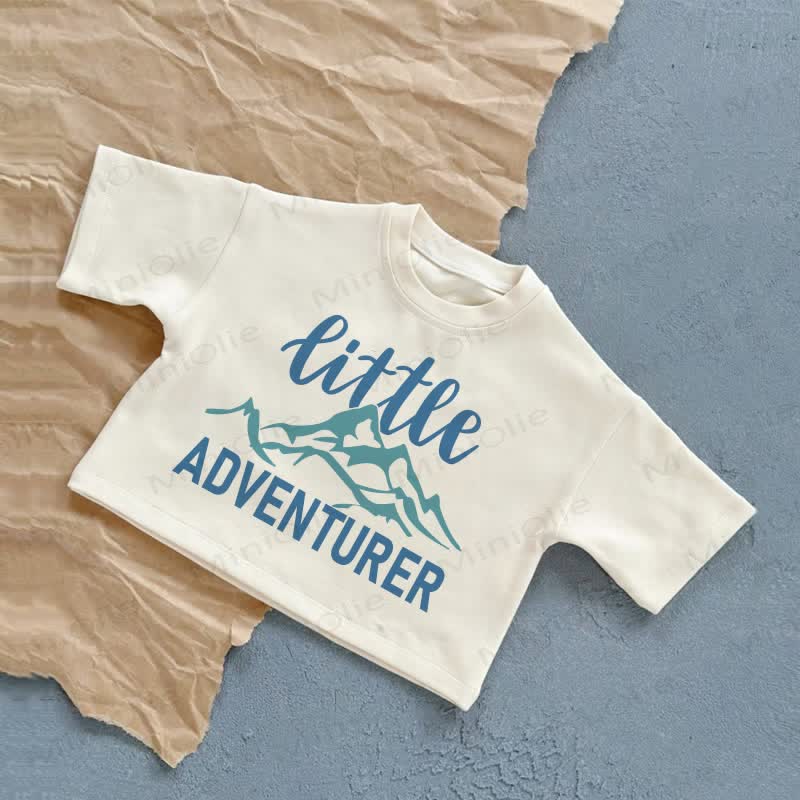 LITTLE  ADVENTURER Baby Summer Casual T-shirt - White - 2-3T - image 1