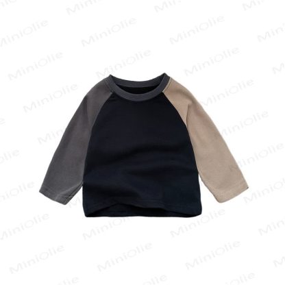  Baby Boy Contrast Sleeve T-shirt - image 3