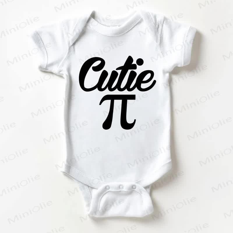 CUTIE π Baby White Bodysuit - White - 18-24M - image 1