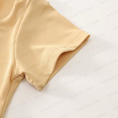 Toddler Knit Short-Sleeve Top and Flared Pants 2-piece Set - image 12